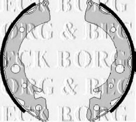 Комплект тормозных колодок BORG & BECK BBS6164