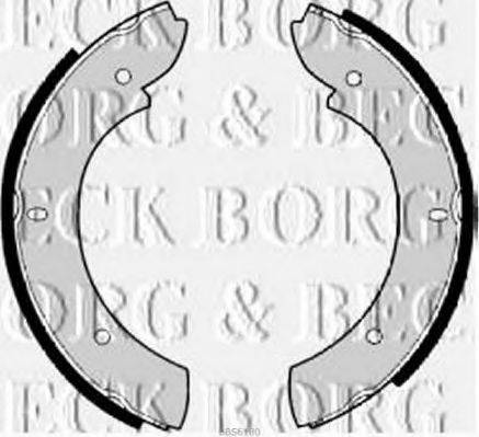 BORG & BECK BBS6180 Комплект тормозных колодок
