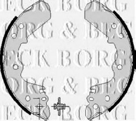 Комплект тормозных колодок BORG & BECK BBS6196