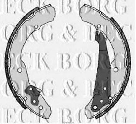 BORG & BECK BBS6230 Комплект тормозных колодок