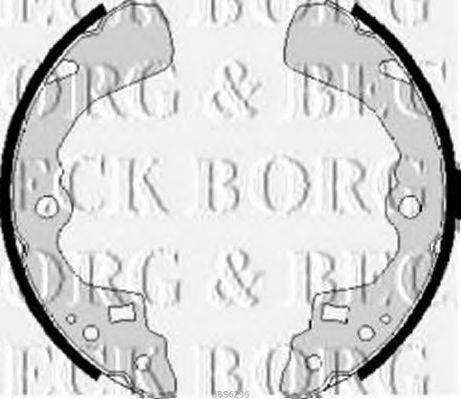 Комплект тормозных колодок BORG & BECK BBS6236