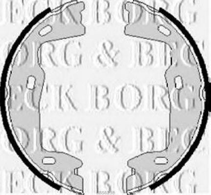 BORG & BECK BBS6238 Комплект тормозных колодок