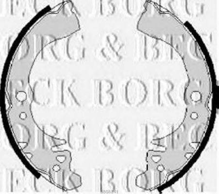 Комплект тормозных колодок BORG & BECK BBS6241