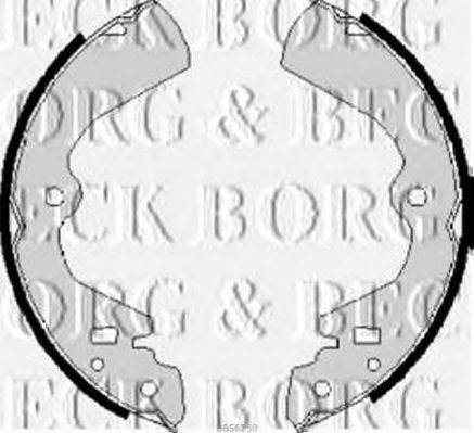 BORG & BECK BBS6250 Комплект тормозных колодок