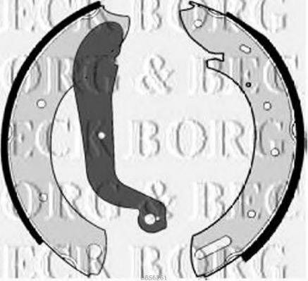 BORG & BECK BBS6261 Комплект тормозных колодок