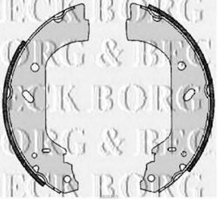 BORG & BECK BBS6265 Комплект тормозных колодок