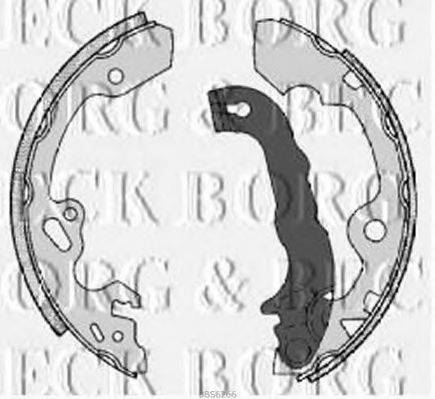 BORG & BECK BBS6266 Комплект тормозных колодок