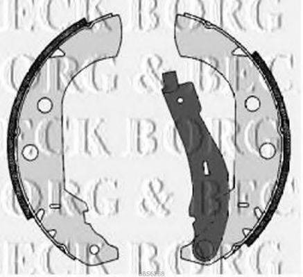 Комплект тормозных колодок BORG & BECK BBS6268