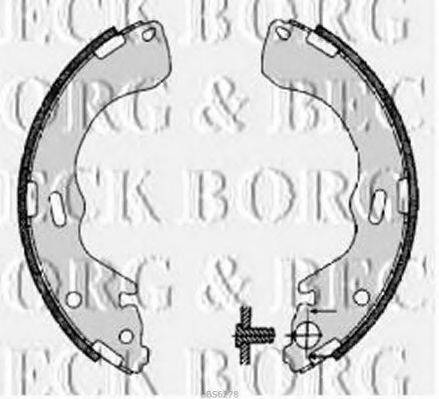 BORG & BECK BBS6278 Комплект тормозных колодок