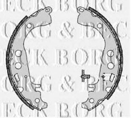 Комплект тормозных колодок BORG & BECK BBS6294