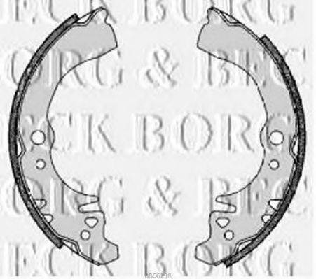 BORG & BECK BBS6298 Комплект тормозных колодок
