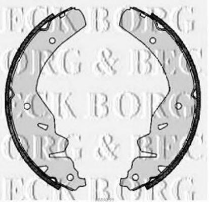 BORG & BECK BBS6299 Комплект тормозных колодок