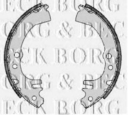 BORG & BECK BBS6300 Комплект тормозных колодок