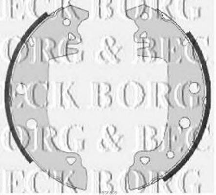 BORG & BECK BBS6305 Комплект тормозных колодок