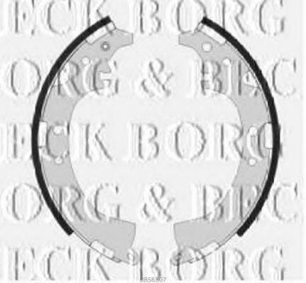 BORG & BECK BBS6307 Комплект тормозных колодок