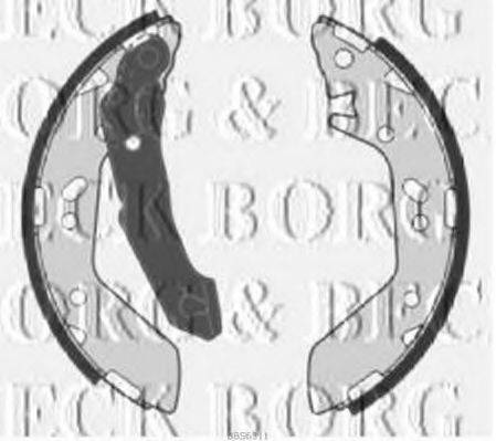 BORG & BECK BBS6311 Комплект тормозных колодок