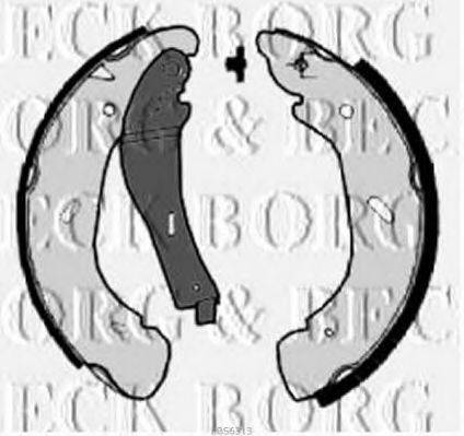 BORG & BECK BBS6313 Комплект тормозных колодок