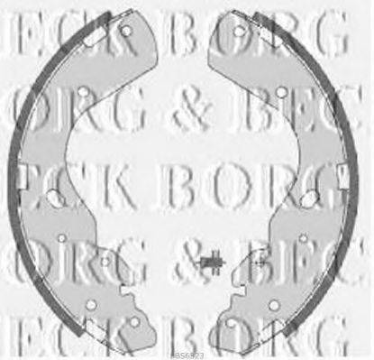 BORG & BECK BBS6323 Комплект тормозных колодок