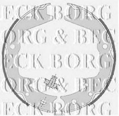 BORG & BECK BBS6329 Комплект тормозных колодок