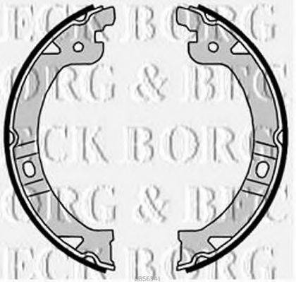 BORG & BECK BBS6341 Комплект тормозных колодок