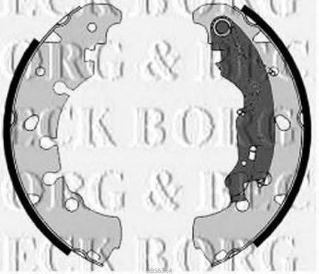 Комплект тормозных колодок BORG & BECK BBS6364