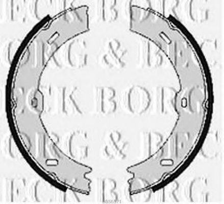 Комплект тормозных колодок BORG & BECK BBS6371