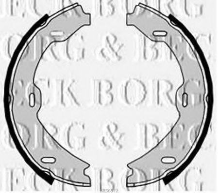 Комплект тормозных колодок BORG & BECK BBS6372