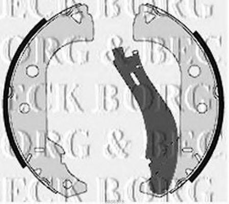 BORG & BECK BBS6378 Комплект тормозных колодок