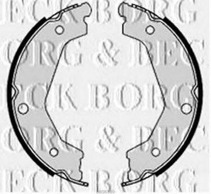 BORG & BECK BBS6380 Комплект тормозных колодок