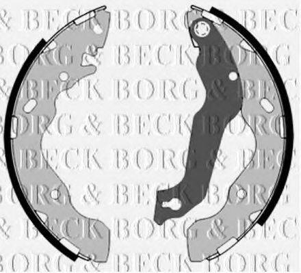 Комплект тормозных колодок BORG & BECK BBS6385