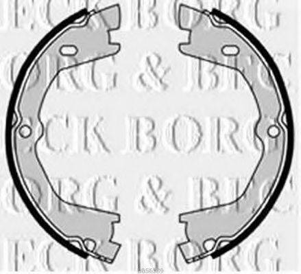 BORG & BECK BBS6389 Комплект тормозных колодок