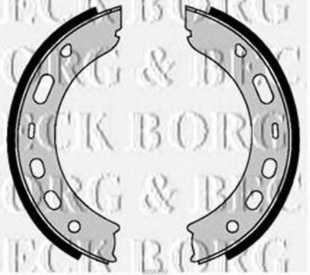 Комплект тормозных колодок BORG & BECK BBS6392
