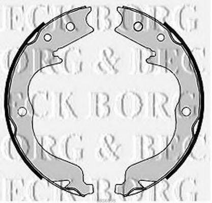 BORG & BECK BBS6398 Комплект тормозных колодок