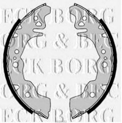 BORG & BECK BBS6402 Комплект тормозных колодок