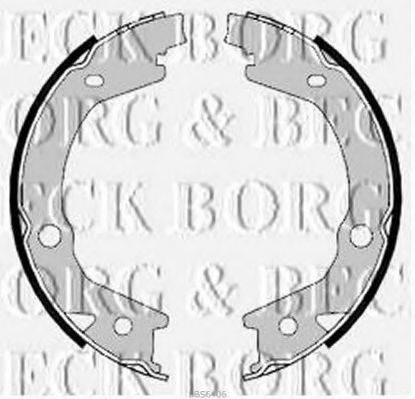 BORG & BECK BBS6406 Комплект тормозных колодок