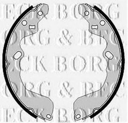 Комплект тормозных колодок BORG & BECK BBS6410