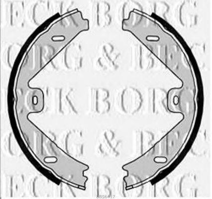 BORG & BECK BBS6417 Комплект тормозных колодок