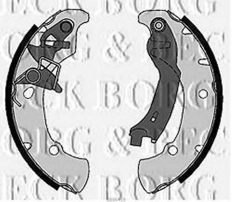BORG & BECK BBS6418 Комплект тормозных колодок