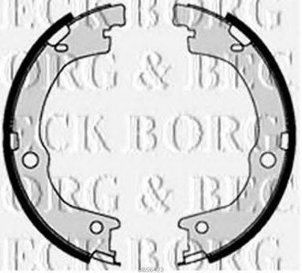 BORG & BECK BBS6422 Комплект тормозных колодок