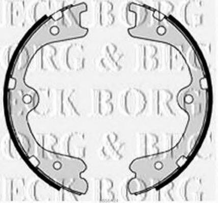 BORG & BECK BBS6424 Комплект тормозных колодок
