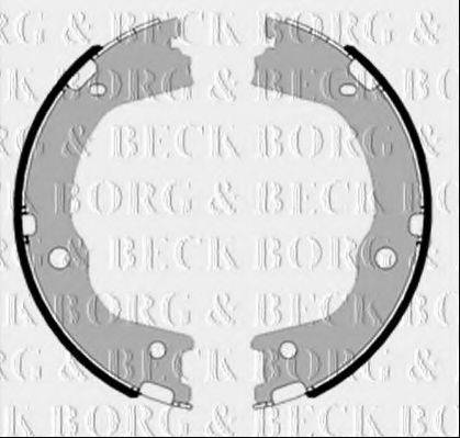BORG & BECK BBS6466 Комплект тормозных колодок