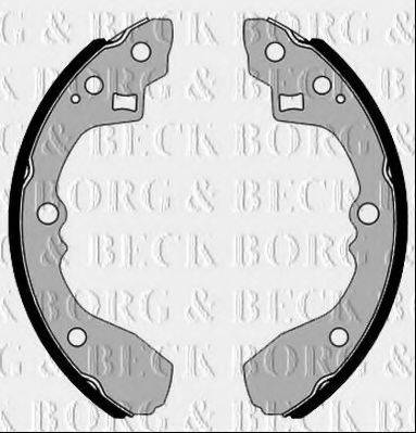 BORG & BECK BBS6470 Комплект тормозных колодок