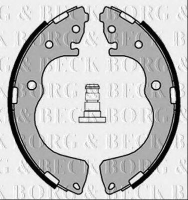 BORG & BECK BBS6481 Комплект тормозных колодок