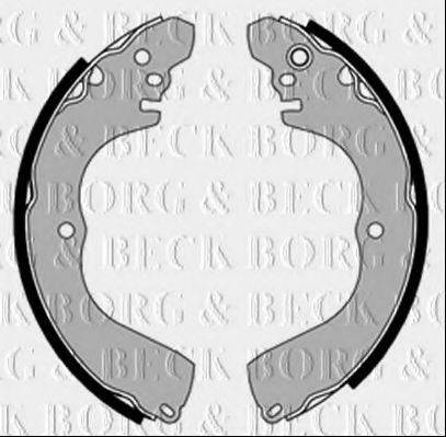 BORG & BECK BBS6484 Комплект тормозных колодок