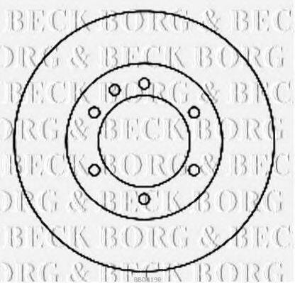 BORG & BECK BBD4199 Тормозной диск