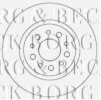 BORG & BECK BBD4359 Тормозной диск
