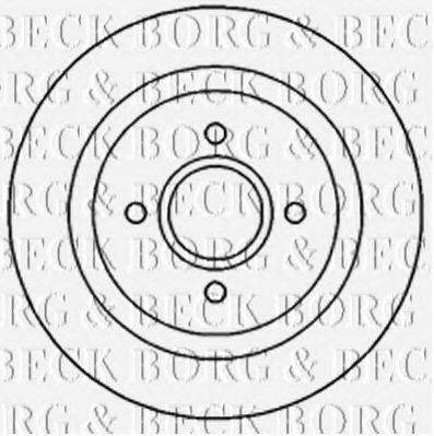 BORG & BECK BBD4662 Тормозной диск