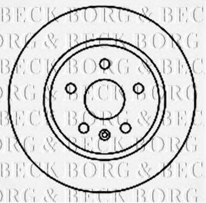 BORG & BECK BBD4766 Тормозной диск