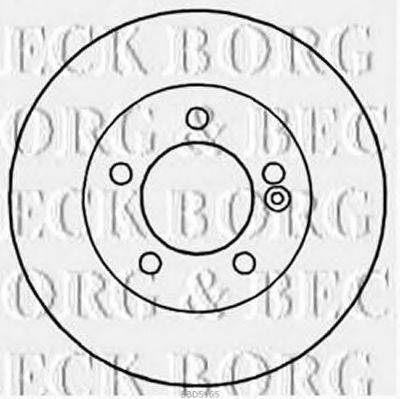BORG & BECK BBD5165 Тормозной диск