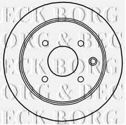 Тормозной диск BORG & BECK BBD5170